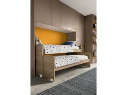 Cameretta moderna per bambini con letto Play, intelligente e versatile salvaspazio