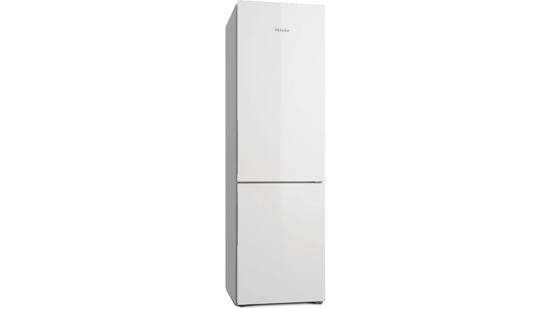 Frigo-Congelatore Miele con design in vetro Brilliant WhiteKFN4898AD 