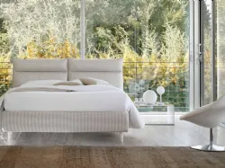 Letto matrimoniale Cefalù con contenitore