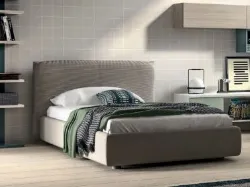 Letto piazza e mezza con box contenitore 120x195